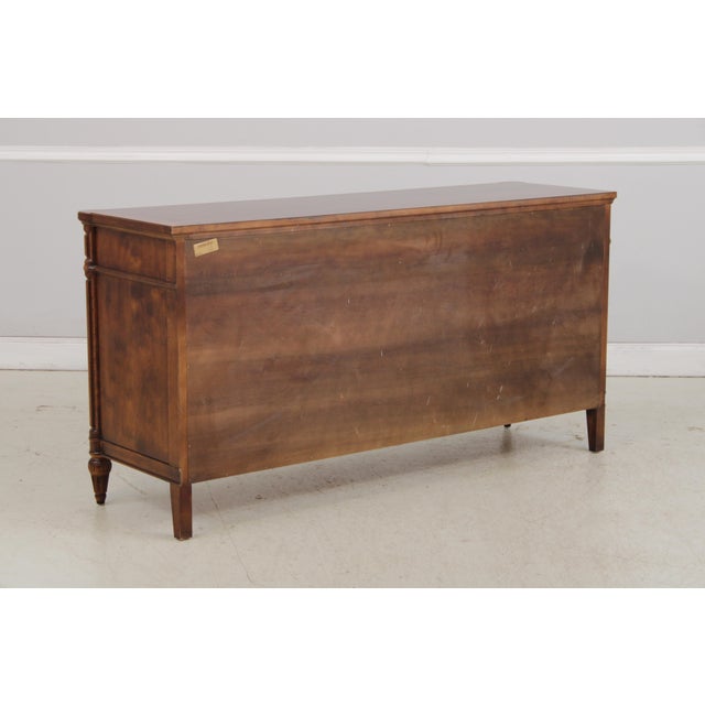 Henredon Villa Borghese 9 Drawer Walnut Dresser For Sale - Image 15 of 17
