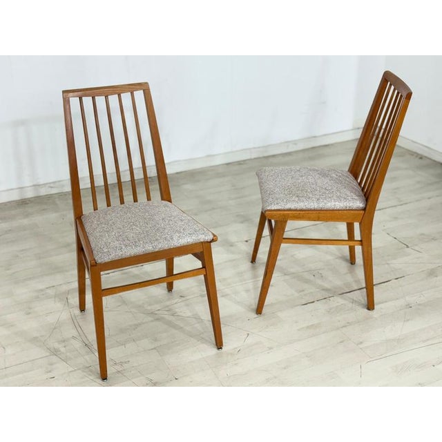 Wood Vintage Dining Chairs from Hellerau, 1960s, Set of 2 For Sale - Image 7 of 12