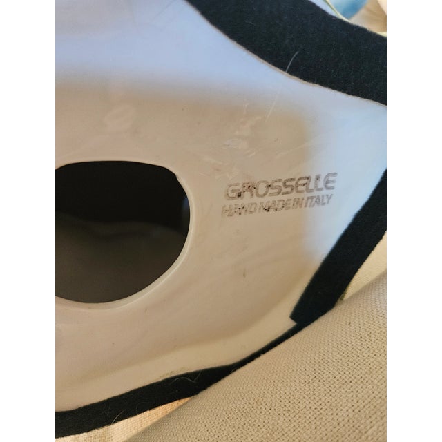 Large Vintage Italian Majolica Porcelain Rooster For Sale - Image 10 of 11