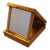 1960s Wood Box Dresser Mirror Mid-Century Modern For Sale