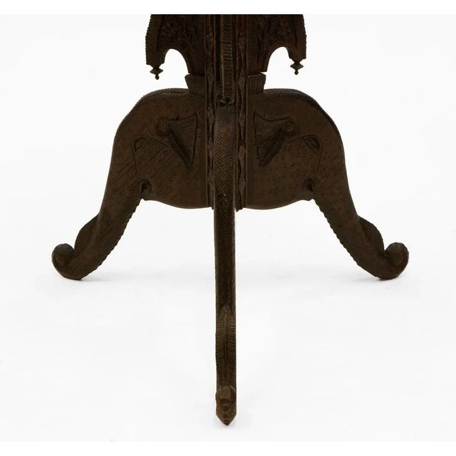 Antique Burmese Anglo-Indian Plant Stand For Sale - Image 5 of 10