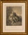 Title: Oedipus and Antigone, Swedish Romantic Lithograph after Pehr Wickenberg : An original nineteenth-century Swedish...