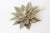 Metal Vintage Floral Brass Wall Sconce by Maison Jansen, 1960s For Sale - Image 7 of 15