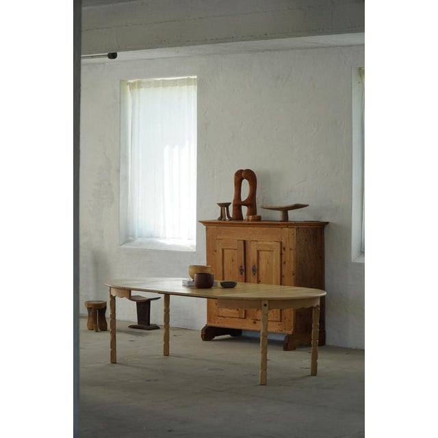 Danish Mid-Century Round Dining Table in Oak, 1960s For Sale - Image 6 of 18