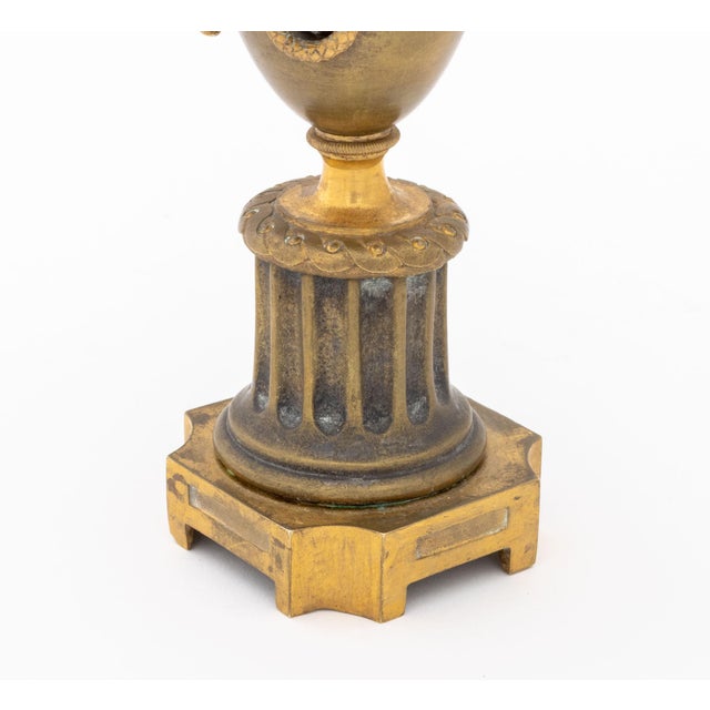 Bronze Louis XVI Style Ormolu Bronze Cassolettes, Pair For Sale - Image 8 of 10