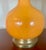 Robert Abbey Papaya Orange Robert Abbey Lamp With Silk Shade For Sale - Image 4 of 5