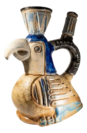Zoomorphic Ceramic Sculpture Vase by Jules Guérin, 1950s