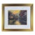 Vintage English Thomas Kinkade Certified Print, Cottage by the River For Sale