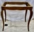 Late 20th Century Vintage French Oak Table With Marble Top For Sale - Image 5 of 5
