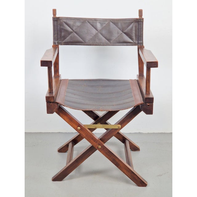 Vintage director's chair leather Directors Chair Foldable Chair Beautiful Vintage Directors Chair - Foldable Chair...