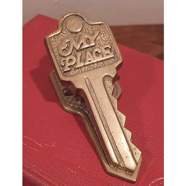 Vintage Brass Key Paper Clip Desk Supply For Sale In Fayetteville, AR - Image 6 of 6