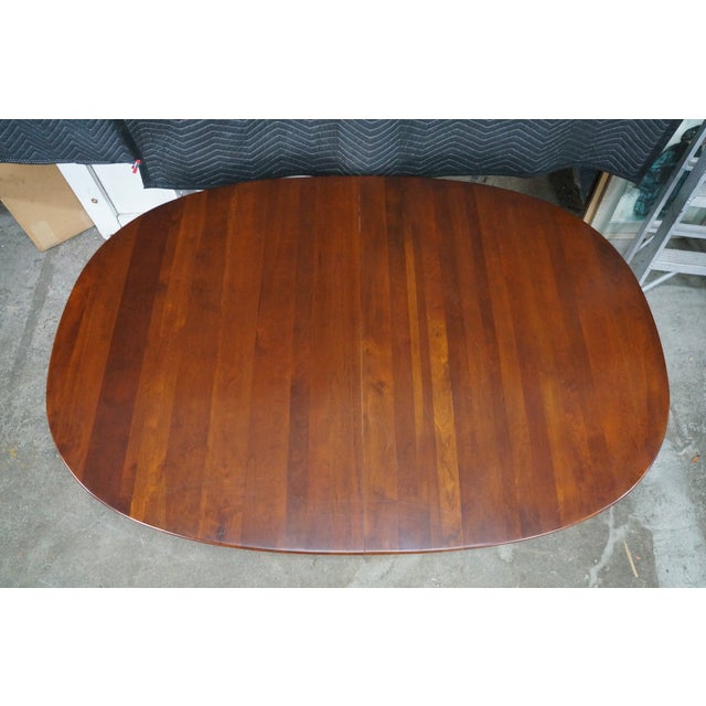 Vintage Lexington Bob Timberlake Cherry Queen Anne Farmhouse Dining Table 94" For Sale - Image 12 of 18