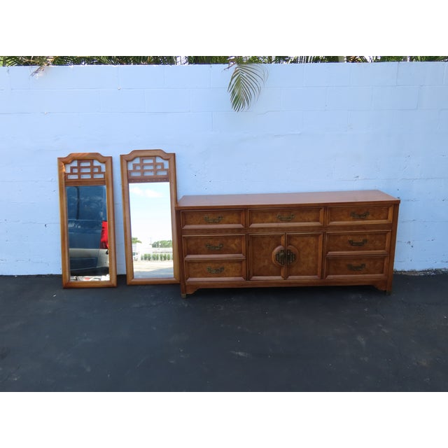 Henry Link Hollywood Regency Wall Bathroom Vanity Mirrors a Pair 6408 For Sale - Image 13 of 13