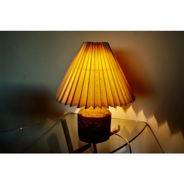 Mid-Century Modern Vintage Ceramic Lamp from Krosselbach, Germany, 1960 For Sale - Image 3 of 7