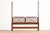 Baker Furniture Chinese Chippendale Carved Cherry Wood King Size Poster Headboard For Sale - Image 9 of 9