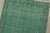 Tabriz Runner 1’11” X 10’9” Green Wool Vintage Overdyed Hand-Knotted Rug For Sale In Philadelphia - Image 6 of 12