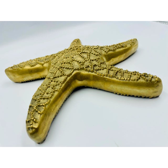 Mid 20th Century Solid Brass Starfish For Sale In Los Angeles - Image 6 of 12