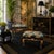 Victorian Late 19th Century The Jade Aviary Chair and Ottoman | the Verdant Society Collection For Sale - Image 3 of 12