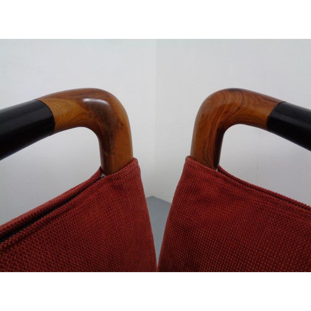 Set of Progetti Lounge Chairs by Umberto Asnago for Giorgetti, 1980s, Set of 2 For Sale - Image 14 of 18