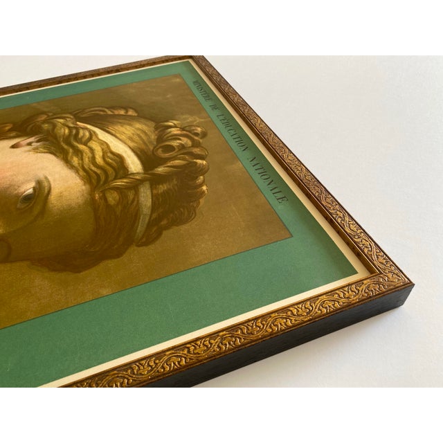 Jacques Louis David Vintage 1948 Neoclassical Mourlot Fine Art Lithograph Print Framed Art Deco Paris Exhibition Poster " Les Sabines " 1799 For Sale - Image 11 of 15