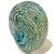 1980s Blown Glass Nautilus Shell Paperweight by Michelle Kaptur For Sale - Image 4 of 8