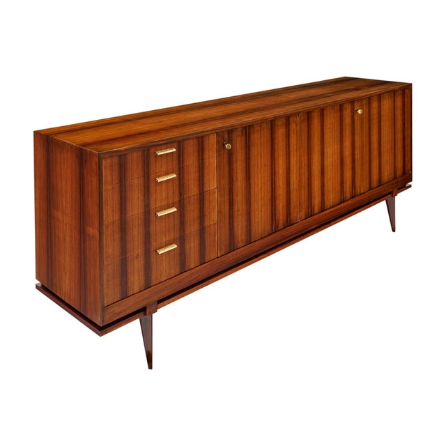 Maurice Rinck French Mid-Century Brazilian Rosewood Buffet For Sale - Image 4 of 10