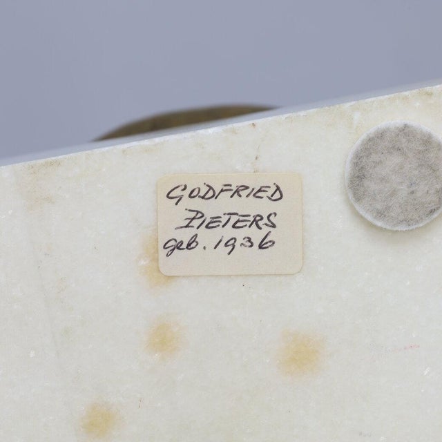 Metal Female Figure on Apple by Godfried Pieters, 1980s For Sale - Image 7 of 8