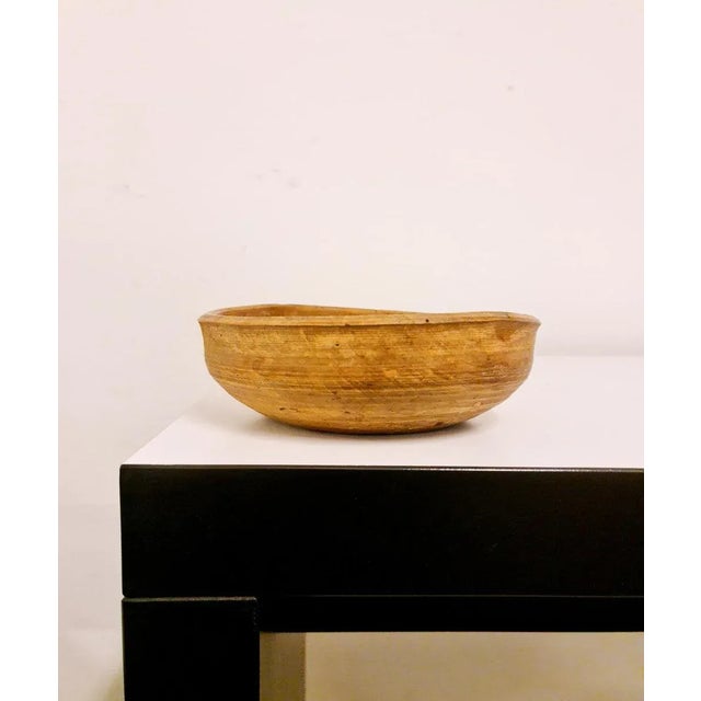 Wood 19th Century Swedish Folk Art Wooden Farmers Bowl For Sale - Image 7 of 10