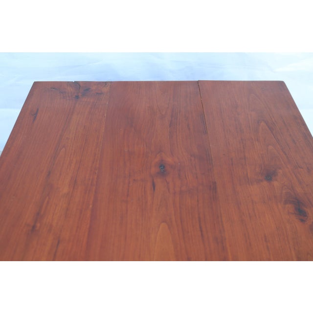 Late 19th Century Clark's o.n.t. 2 Drawer Walnut Spool Cabinet Dresser Top Jewelry Box With Brass Stem Pulls For Sale - Image 4 of 13