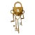 Vintage Brass Lock and Key Wall Hook* For Sale
