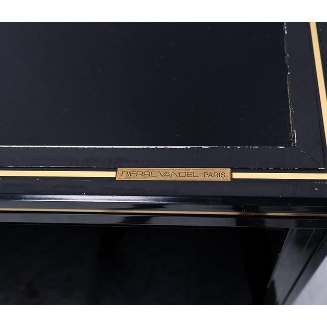 Black Lacquered Cabinets by Pierre Vandel, 1970s, Set of 2 For Sale - Image 14 of 18