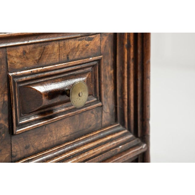 18th Century Italian Walnut Coffer For Sale - Image 5 of 10