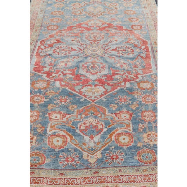 Fine Antique Persian Varamin with Floral Design, Keivan Woven Arts / rug EMB-9585-P13515, country of origin / type:...