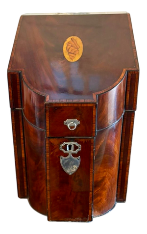 Antique 19th Century Georgian Mahogany Letter Holder, 1780s