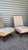 1960s Mid-Century Modern Sandblasted Beige Velvet Chairs, 1950s, Set of 2 For Sale - Image 5 of 11