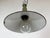 Industrial Green Enamel Military Pendant Lamp with Cast Aluminium Top, 1960s For Sale - Image 6 of 18