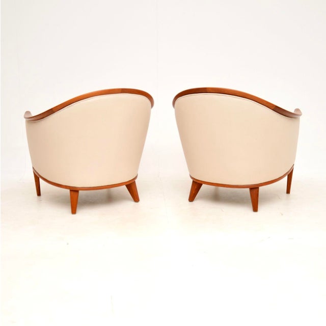 Vintage Swedish Teak Armchairs by Bertil Fridhagen for Bröderna Andersson, 1960, Set of 2 For Sale - Image 4 of 12