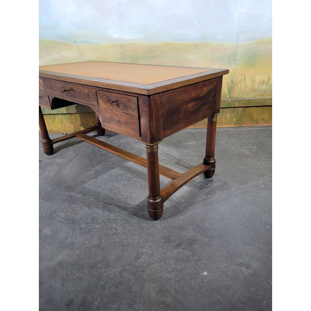 Empire Style Desk in Mahogany For Sale - Image 9 of 13