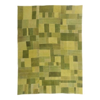 Vintage Turkish Patchwork Rug, 07'00 X 09'07 For Sale