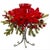Red Nearly Natural Amaryllis Candelabrum For Sale - Image 8 of 8