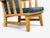 Blue Krogenes Møbler, Lounge Chairs, Pine, Blue Fabric, Norway, 1970s For Sale - Image 8 of 13