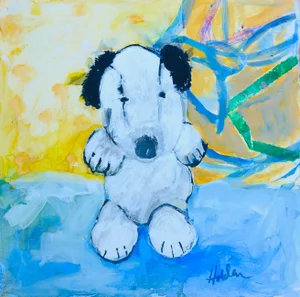 "Baby Beagle" Contemporary Painting