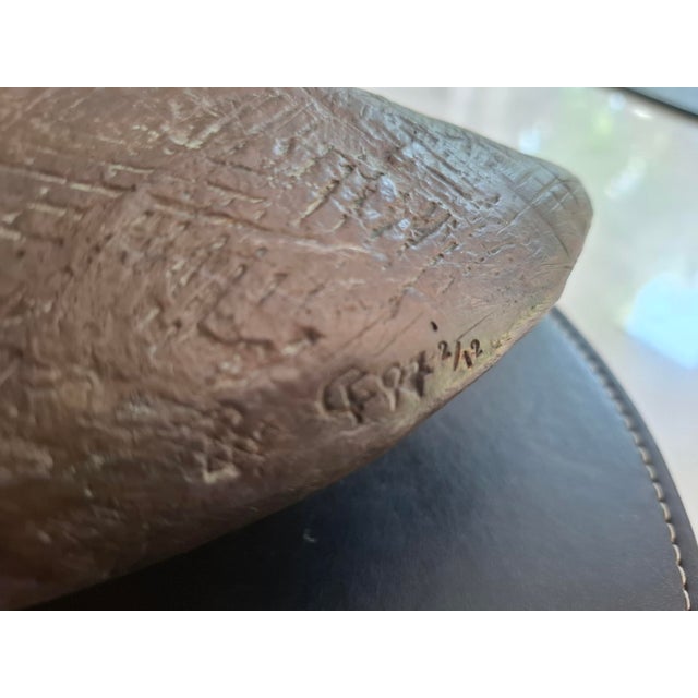 1990s Bronze Ram on Boat by Christoph Fischer, Worpswede, 1997 For Sale - Image 5 of 6