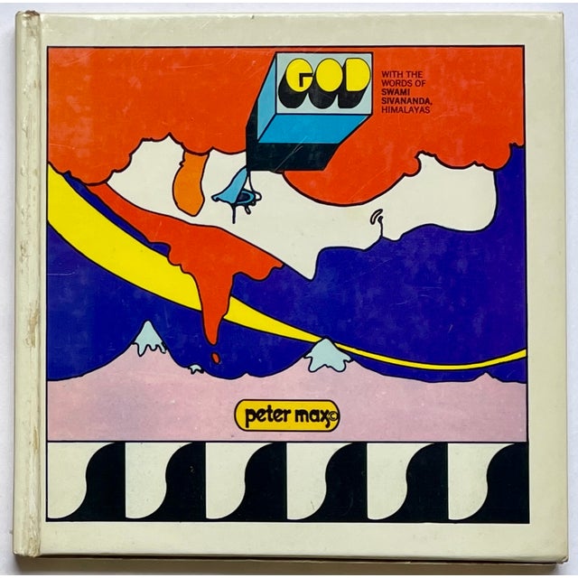 Illustration 1970 Peter Max First Edition Books ~ Peace ~ Love ~ Thought ~ God - Set of Four For Sale - Image 3 of 18