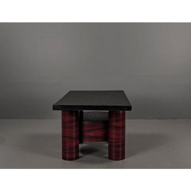 Stoa Tables and Shelf with Slate Tops, 1980s, Set of 3 For Sale - Image 17 of 18