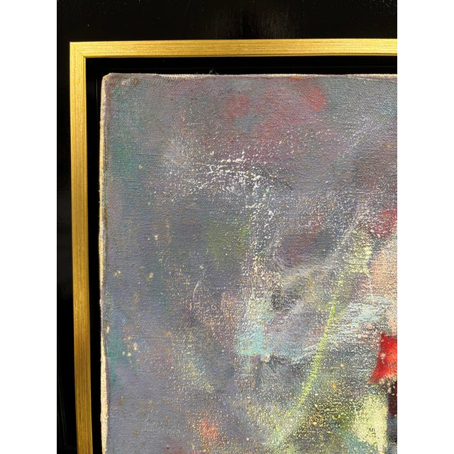 Abstract Vintage Contemporary Abstract Oil Painting Marion De Sola Mendes For Sale - Image 3 of 10