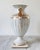 Mid 20th Century Neoclassical Porcelain Gold & White Female Figural Urn For Sale - Image 5 of 13