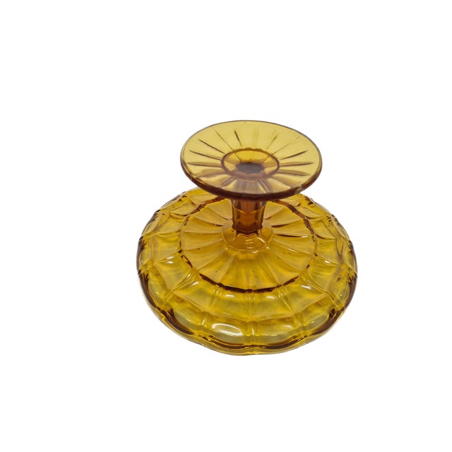 Glass Cake Bowl on Stand from Ząbkowice Glassworks, 1970s For Sale - Image 7 of 18