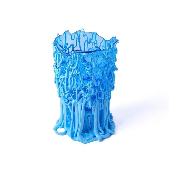 Contemporary Medusa Vase in Clear Light Blue by Gaetano Pesce for Fish Design For Sale - Image 3 of 8