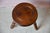 Rustic Bohemian Turned Wood Tripod Stool, 1960s For Sale - Image 4 of 7